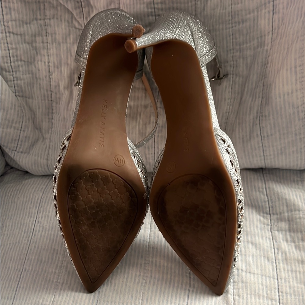 Elegant Silver Heels by Kelly & Katie - Picture 4 of 5